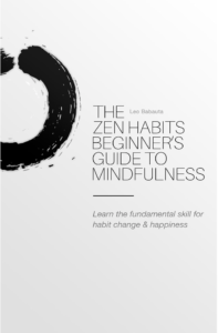 The Zen Habits Beginners Guide to Mindfulness