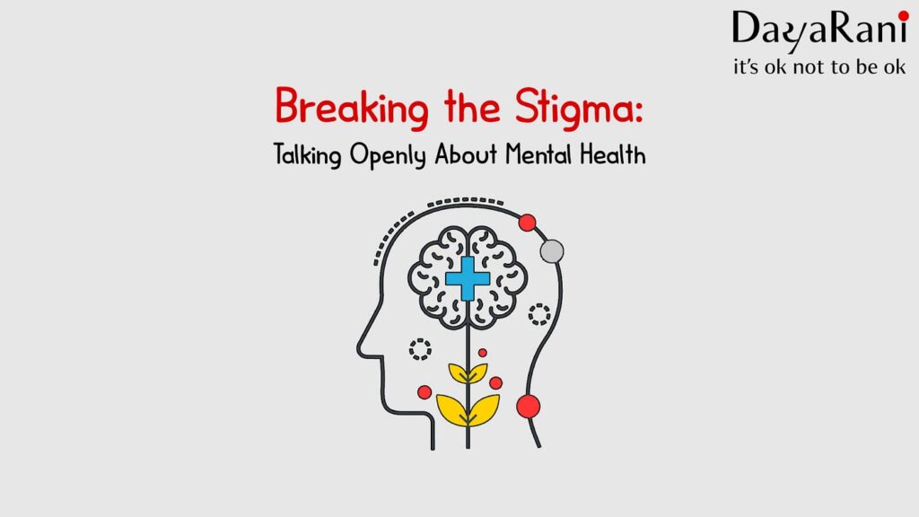 talking openly about mental health stigma